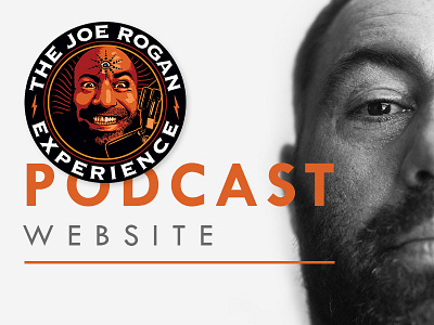 The JRE Podcast Website Design interface joe rogan jre player podcast ui website