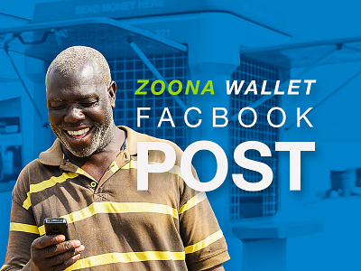 ZOONA Wallet Facebook Post - Sign-up app facebook post money transfers ui wallet zambia