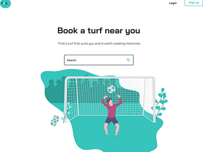 Turf Booking App  Hero Section