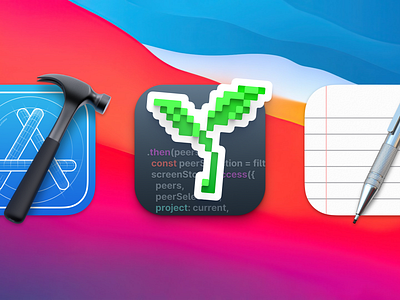 Radicle Beta is out! app icon code crypto developer tools icon macos big sur p2p