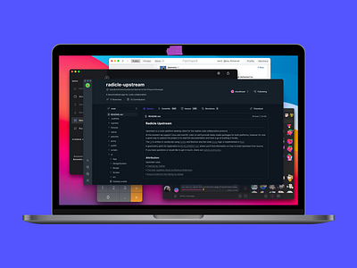Radicle App on Laptop
