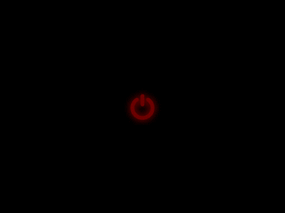 On black gif glow red web