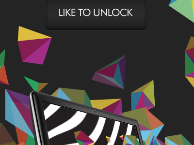 Like to Unlock facebook futura geometry hp web