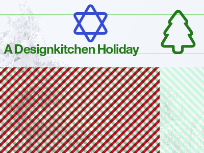 A Designkitchen Holiday helvetica holiday icon pattern web