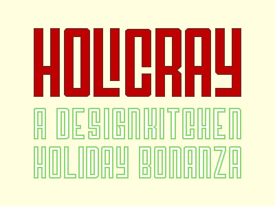 Holicray Bonanza airship holiday logo web