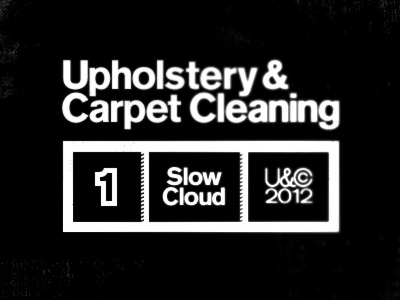 Upholstery & Carpet Cleaning akzidenz grotesk album black white