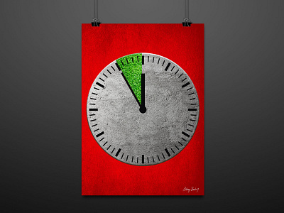 Time is Runout art design digital illustration digitalart graphic graphic design illustration poster poster design