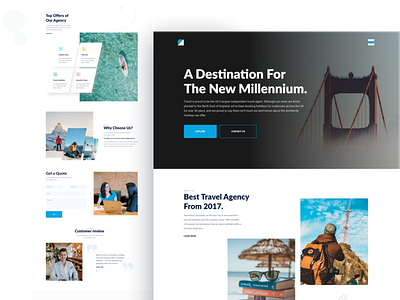 Travel Agency Landing page