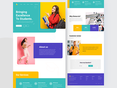 Education Agency Landing Page