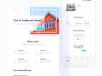 Real Estate Landing page apartments apartments for sale booking app buy sell design hellodribbble homepage house landing page landing page design landing page ui marketing website minimal real estate real estate rent realestate rent startup ui uiux