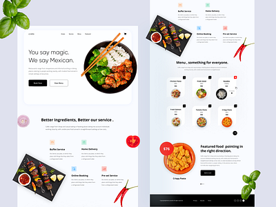 Restaurant Landing  Page