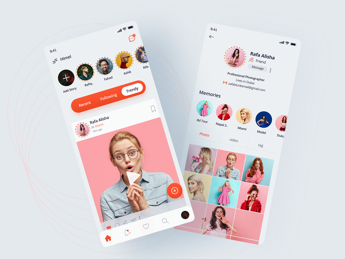 Slep Social Media apps by Sunnah ️ on Dribbble