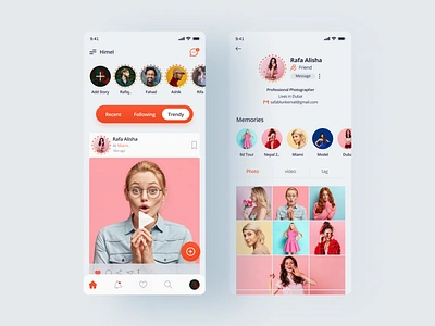 Slep Social Media apps app design application apps design hellodribbble landing page ui minimal ux