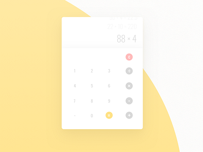 Day 004: Calculator 004 calculator dailyui doesntaddup orange