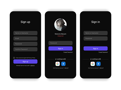 Login Page habit tracker login page sign in sign up ui uiux uiuxdesign