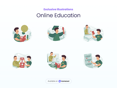 Online Education Illustration