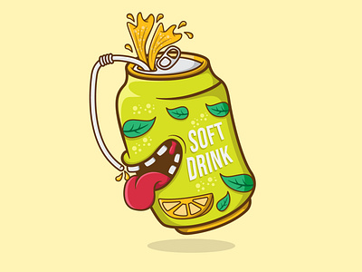 Softdrink Monsters Illustration