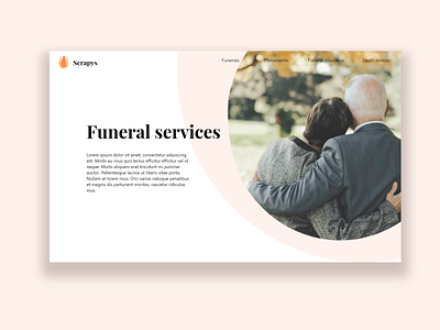 Serapys - Fictional funeral director branding design digital funeral funeral funeral brochure funeral memorial service webdesign webdesigner
