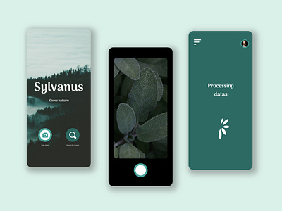 Sylvanus - Know nature app app design application application design application ui forest forest animals forests gardens information design plant application plant design plants science webdesign wild plants wilderness