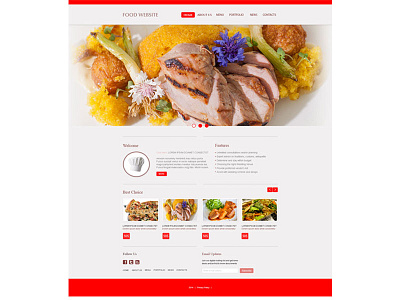 Food Website advertisement food web