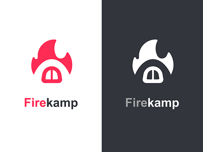 FIREKAMP branding design logo