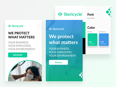 Stericycle ad design graphic pakistan ui