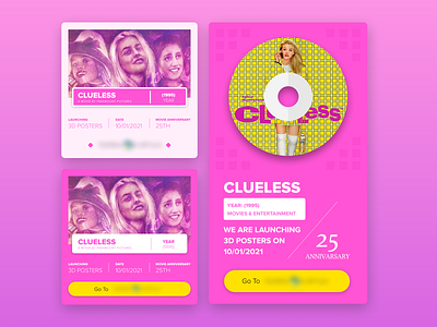 Clueless (25 annivarsary) ads design graphic social media