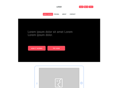 school website (wire-frame) coding pakistan school web wireframe