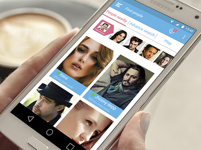 Social app android lollipop pakistan ui ux