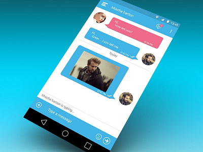 Social app (Chat-screen) android lollipop pakistan social app