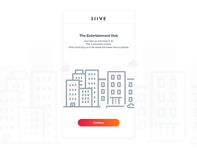 Intro page (Liive app) app design graphic illustration ios pakistan sketch