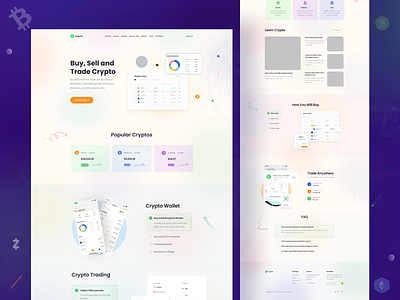 Crypma – Buy And Sell Crypto Landing Page