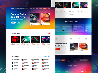 NFT Marketplace Website Design