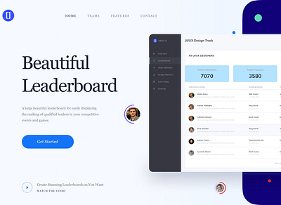 Leaderboard UI design leaderboard