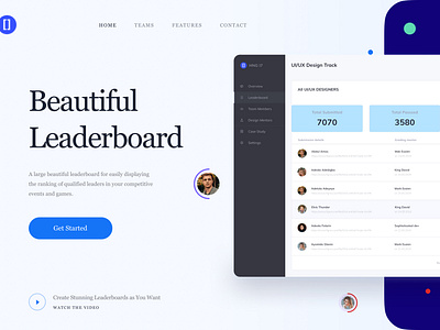 Leaderboard UI design
