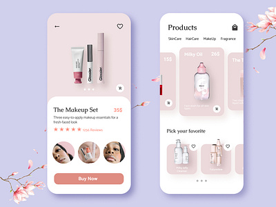 Cosmetics shop cosmetics mobile app mobile app design mobile design shop ui ux uxui uxuidesign