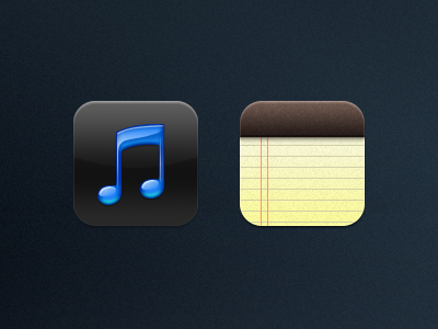 Kiwi - Music & Notes icon iphone kiwi music notes theme