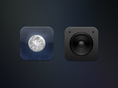 Kiwi - Weather & Music icon iphone ipod kiwi moon music speaker theme weather