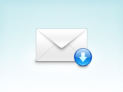 Download Mail arrow download envelope icon mail soft
