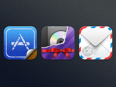 Kiwi is Back! - App Store, iTunes, and Mail app icon icons itunes kiwi mail store