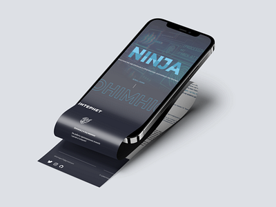 Ninja project/- cybersecurity branding design graphic design illustration