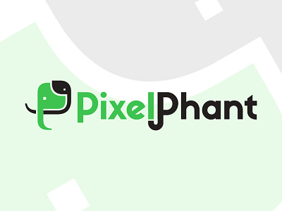 Identity design for Pixelphant.com brand elephant identity logo pixel