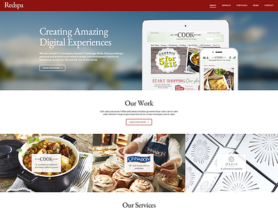 Web Design Agency Homepage