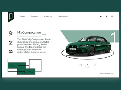 M - Cars bmw car design ui uidesign uiux ux webbdesign website webui