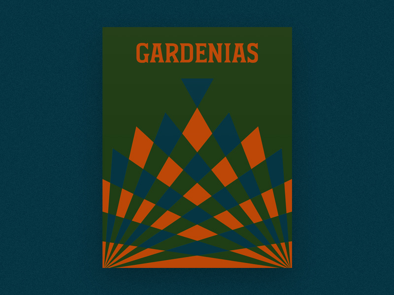 Gardenias Poster by Shqipdon on Dribbble