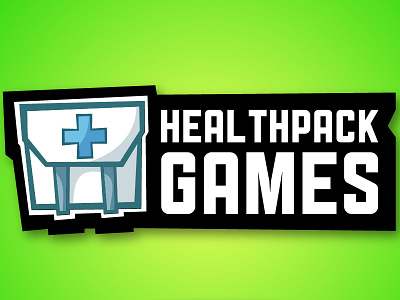 Healthpack Games Logo design games icon logo typography
