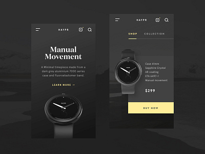 Haypr mobile app betraydan clean haypr minimal mobile photography ui ux watch