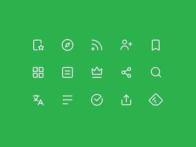 Feedly Icons