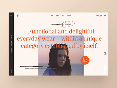 Y's — Discord betraydan clean designer fashion interaction interface minimal typography ui ux website