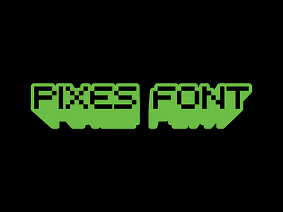 pixes font design fontself letras lettering letters pixel typeface